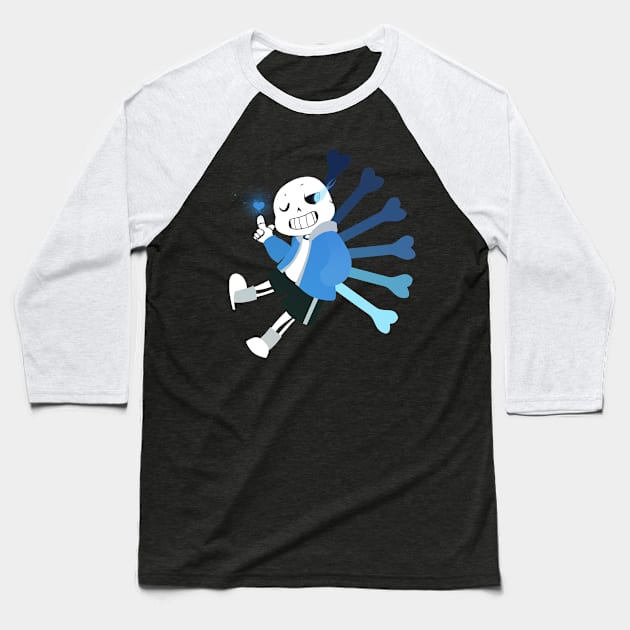 Sans Baseball T-Shirt by AeroHail